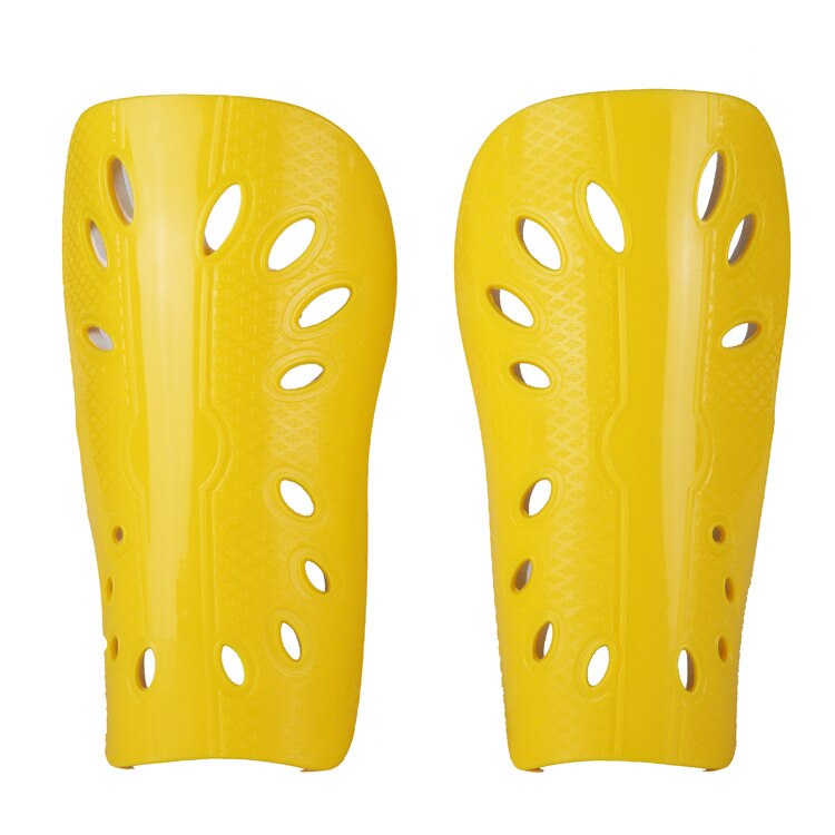 1 Pair Soft Light Football Shin Pads Soccer Guards Supporters Sports Leg Protector For Kids Adult Protective Gear Shin Guard: Yellow / Children