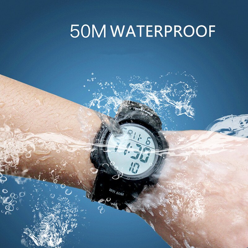 Sporthorloges voor heren, merk skmei, multifunctionele wekker, chronograaf, waterdicht, digitaal horloge voor heren, reloj hombre relogio