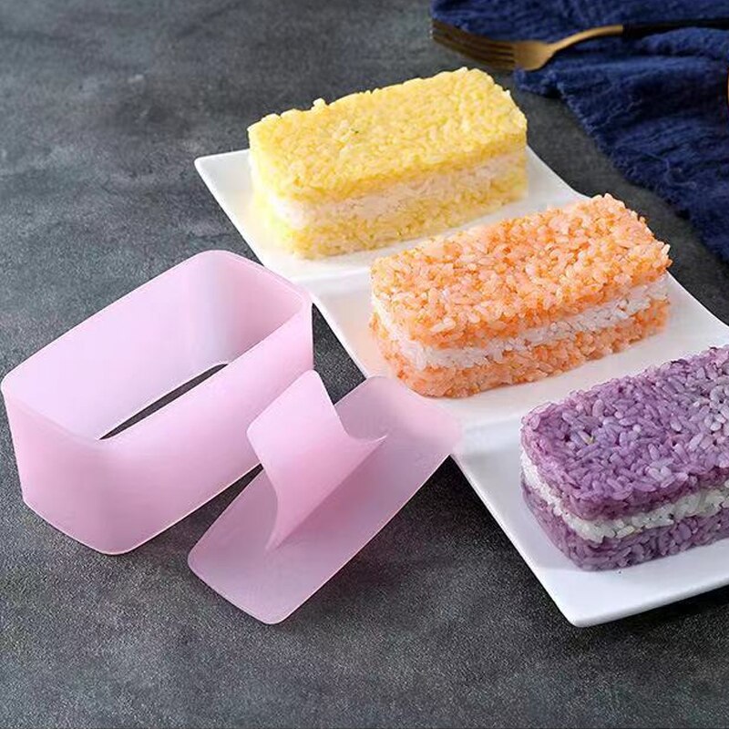 1 stk spam musubi form non-stick rektangulær sushi maker form gør-det-selv sushi risbold køkken musubi maker onigiri presseform