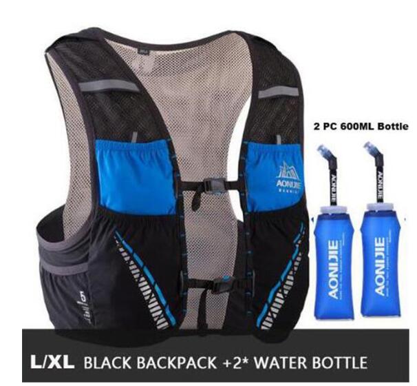 Aonijie 5L Hydratatie Backpack Rugzak Tas Vest Marathon Fietsen Klimmen Water Rugzak Harnas Waterzak Loopwedstrijd