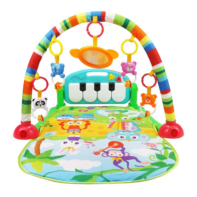 Baby gym børn aktivitetstæppe vugge musikalsk klaver legemåtte pædagogisk husstativ puslespilsmåtte legetøj til børn: Default Title
