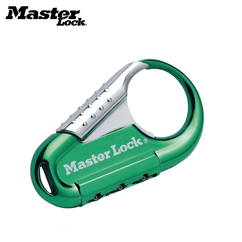 Cadenas maître avec mot de passe, serrure à crochet en alliage de Zinc à 3 chiffres, pour sac à dos: 1547Green