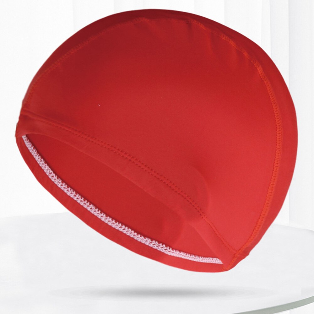 Badmuts Bescherm Oren Lange Haar Sport Swim Cap Hoed Voor Mannen Vrouwen Volwassenen Sport Zwemmen Zwembad Hoed Badmuts: 2