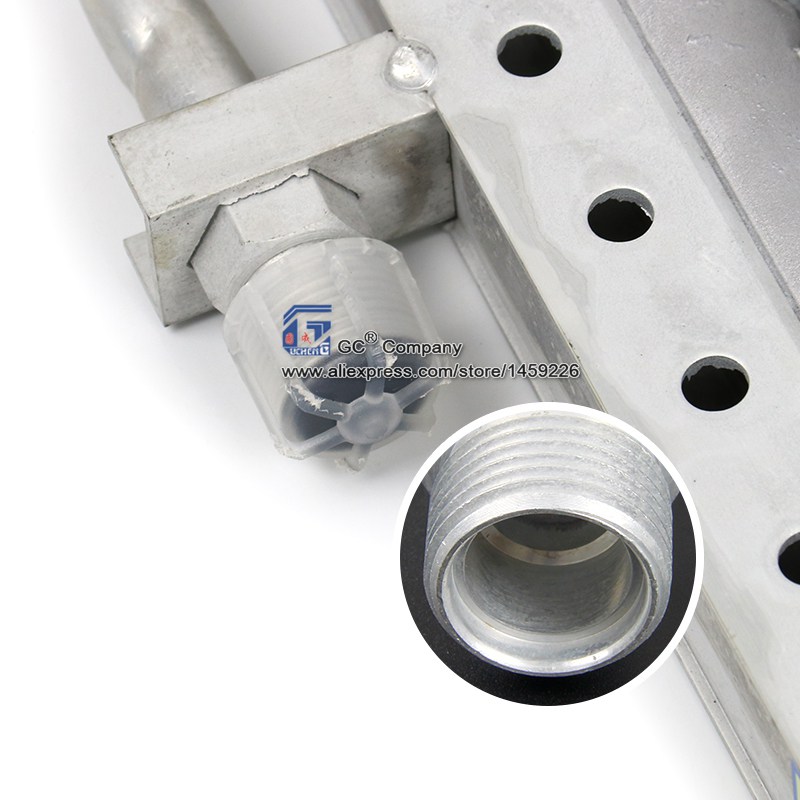 Universal Radiator Aluminum Condenser Parallel Flow 14'' x 23'' x 20mm for Heavy duty Truck Excavator Street rod AC Condition