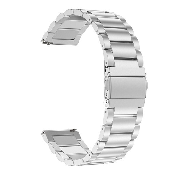 Milanese pulseira de metal para amazfit gts bip s gtr 42mm banda inteligente pulseira de aço inoxidável para huawei relógio gt 2 42mm pulseira: Prata