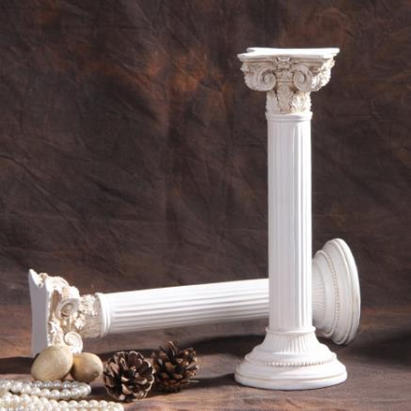 European retro Roman column model crafts, home accessories, resin furnishings, shooting props