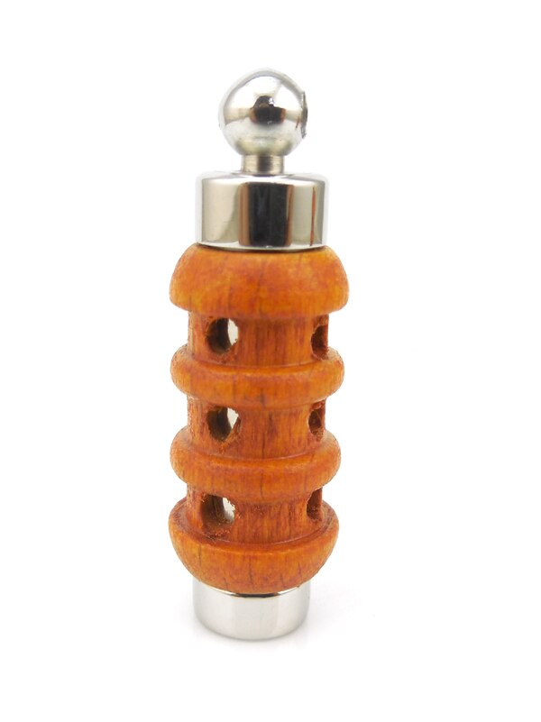 Colgante aromático de 316L de acero inoxidable, colgante de frasco, para aceite esencial de madera, novedad: yellow 1