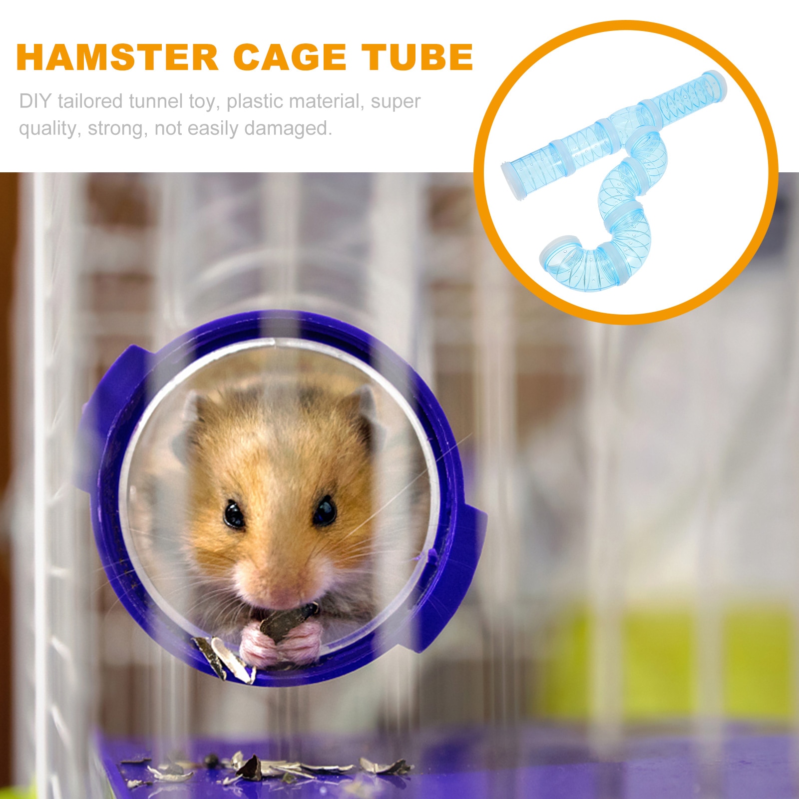 1 ensemble DIY Tunnel à Hamster, tuyau en plastique, Cage à Hamster
