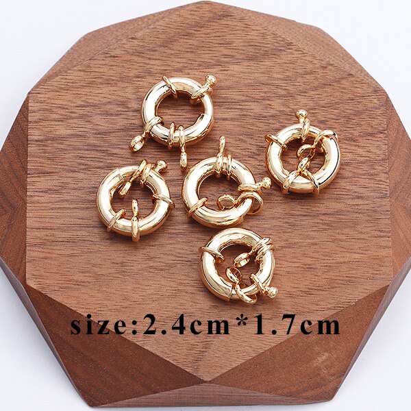 GUFEATHER M723, accessori dei monili, 18k oro placcato, 0.3 micron, connettore, fai da te collana della catena, fascini, monili che fanno, 10 pz/lotto: M72312