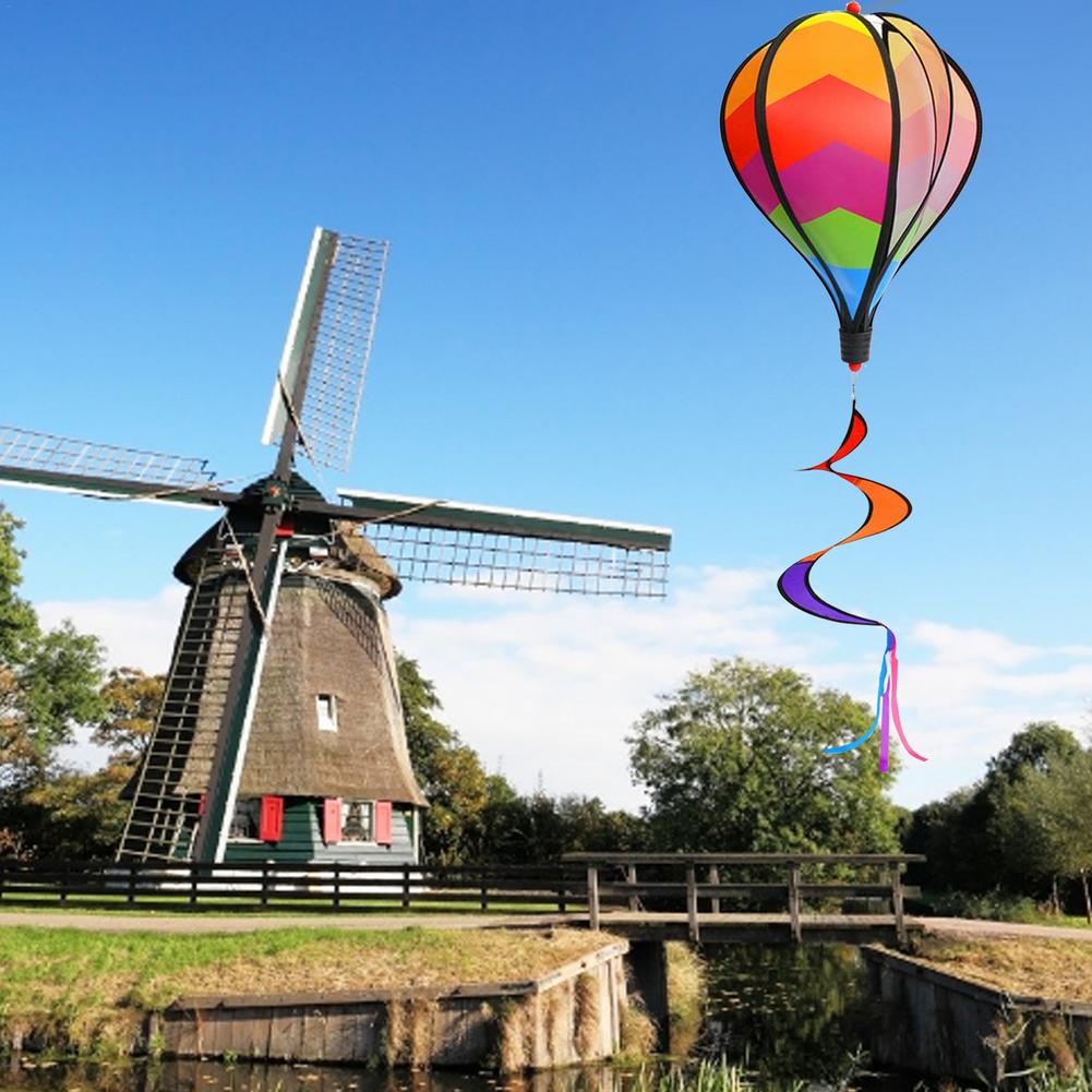 Luftballon legetøj vindmølle spinner have græsplæne have ornament udendørs fest favor forsyninger luftballon farverig have