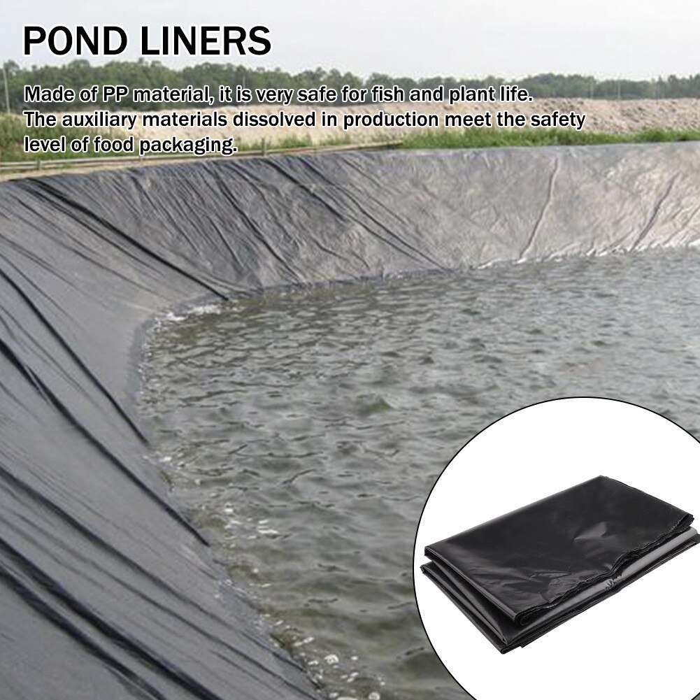 Vijver Liner Fish Pond Liner Landschapsarchitectuur Waterdicht Covers Opvouwbare Tuin Waterval Huid Membraan Liner Doek