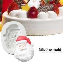 Kerstman DIY Siliconen Mal Kerst Thema Siliconen Mal Bakken Apparaat Cake Decorating Gereedschap