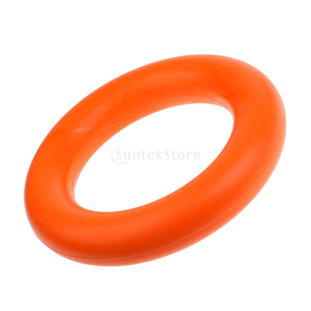 Rubber Emergency Floating Ring Buoy Bracelet Buckle Orange for Life Saving Rope Water Rescue Swimming Diving Boating Fishing