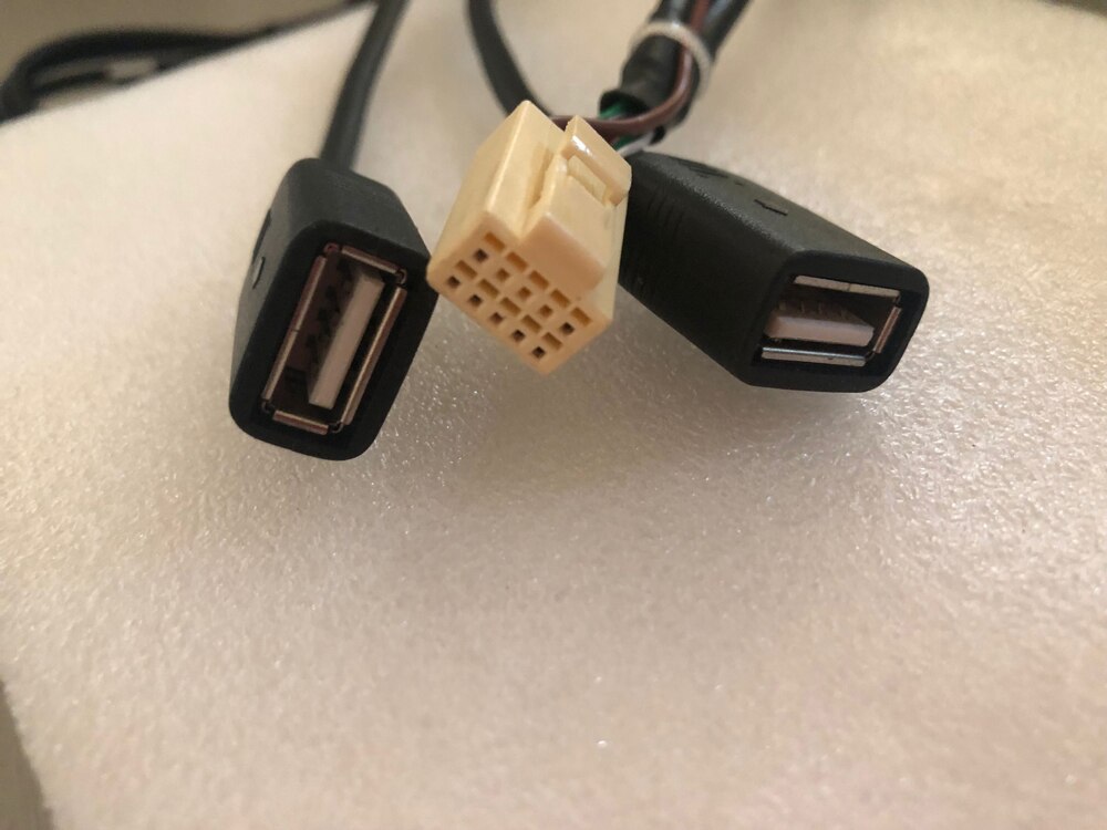 USB kabel für Android Auto Radio lange usb kabel doube USB Kopf Einheit 10Stift stecker