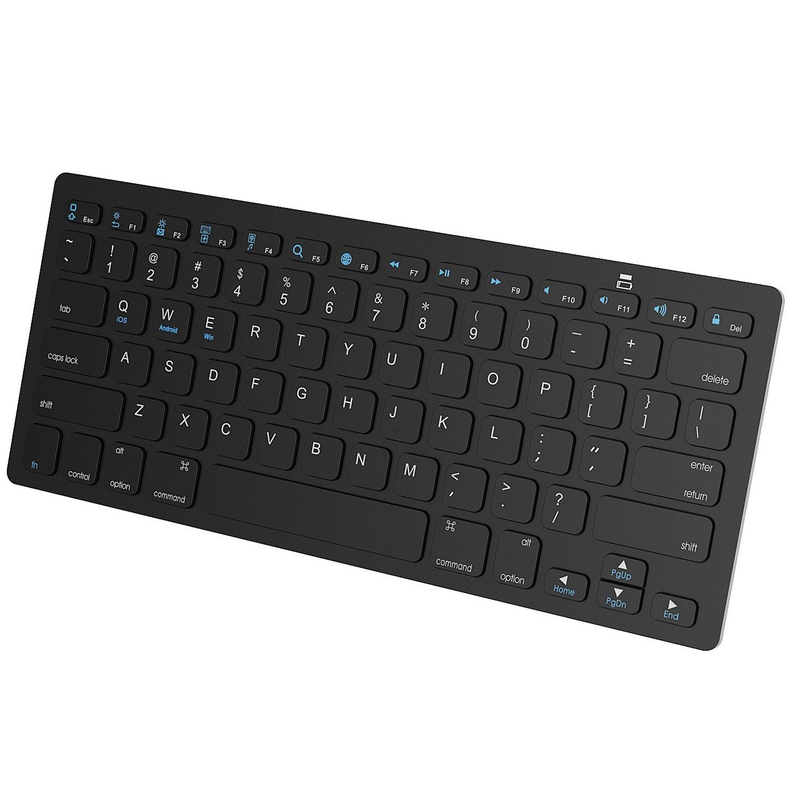 Keyboards Universal Wireless Bluetooth 3.0 Standard Interface Keyboard Ultra Slim Hebrew English 9.7 Inch Teclados Clavier: BK