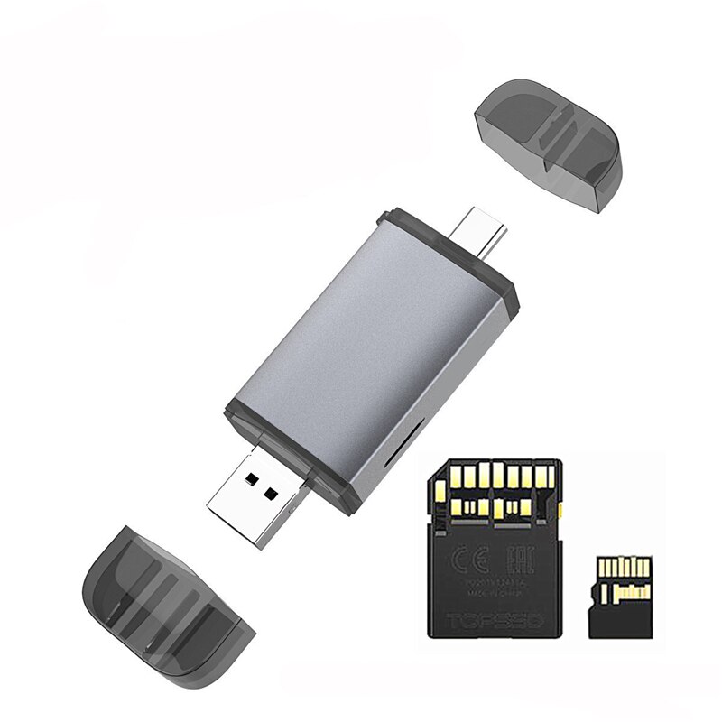 Kaartlezer USB3.1 Type-C Usb Kaartlezer UHS-II SD4.0 Tf Kaartlezer Multifunctionele Ondersteuning Voor Sd Tf Sdhc usb Kaartlezer