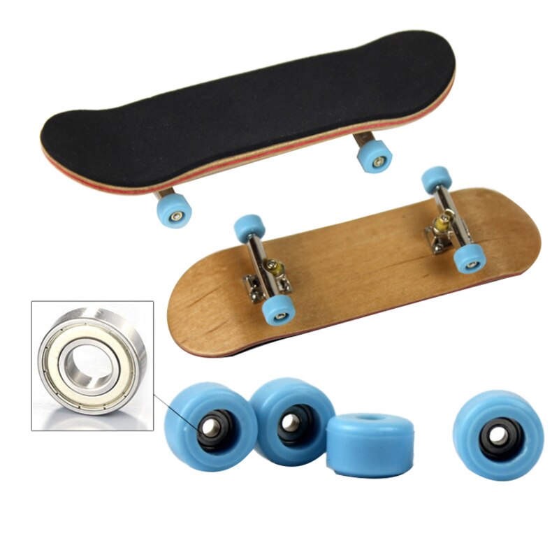 4 High-Speed Vinger Skateboard Wielen Met Lagers, Vinger Skateboard Montage Modificatie Accessoires