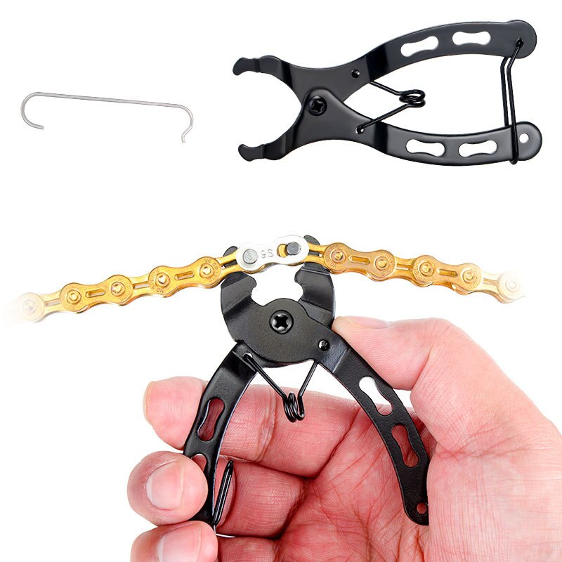 Mini Bike Chain Quick Link Tool with Hook up Multi Link Plier MTB Road Cycling Chain Clamp Magic Buckle Bicycle Tool Kit