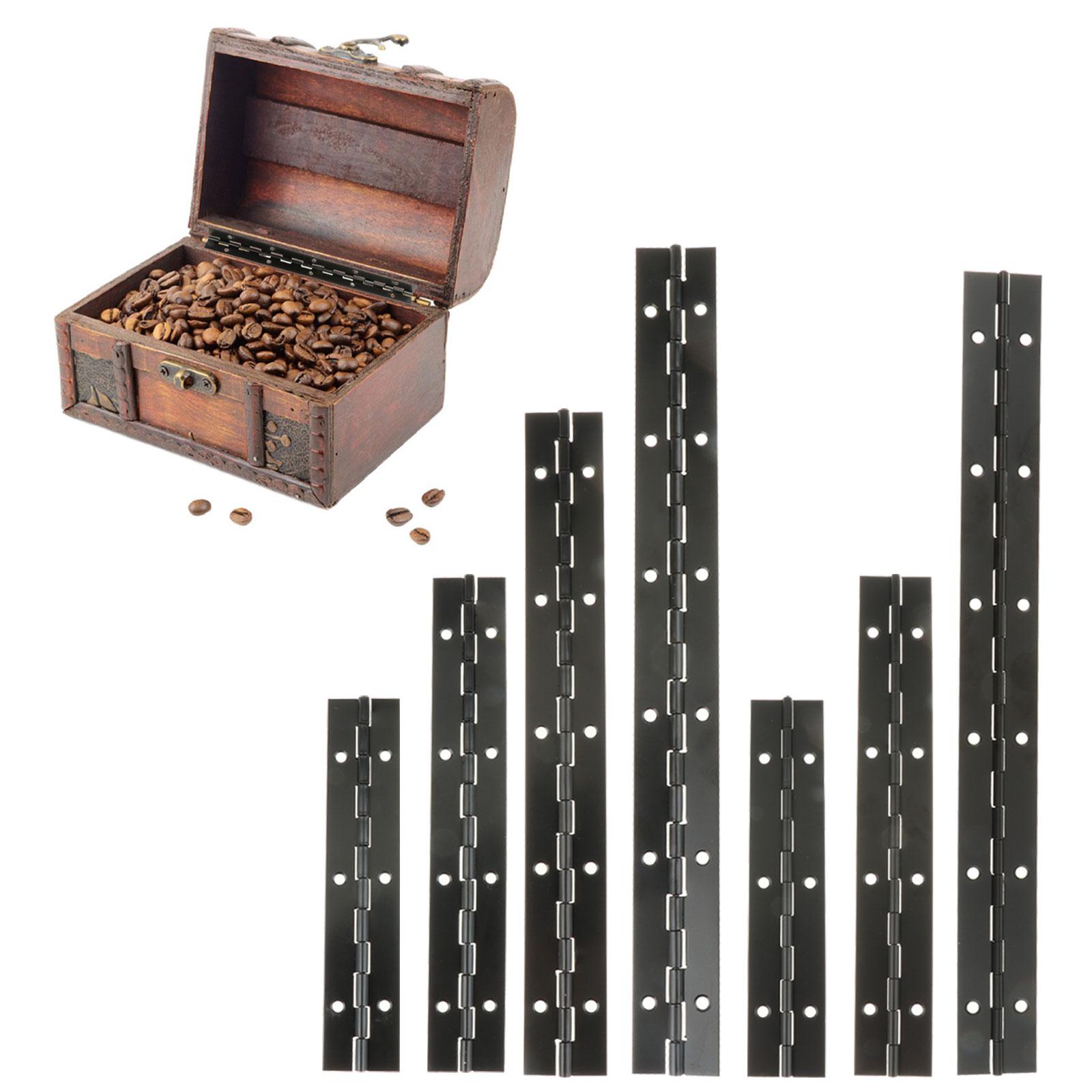 Bisagra de Piano con agujeros, bisagras de muebles de acero inoxidable, bisagra continua para puerta de Piano, ventana, gabinete de barco