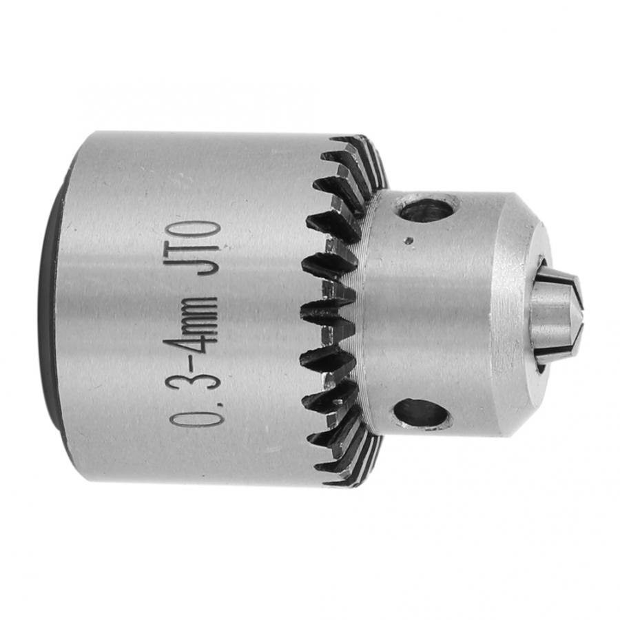 1 PC chuck hex mini drill chuck 0.3-4mm JT0 Taper Mounted Key Type Mini Drill Chuck Adapter with Key hand drill chuck