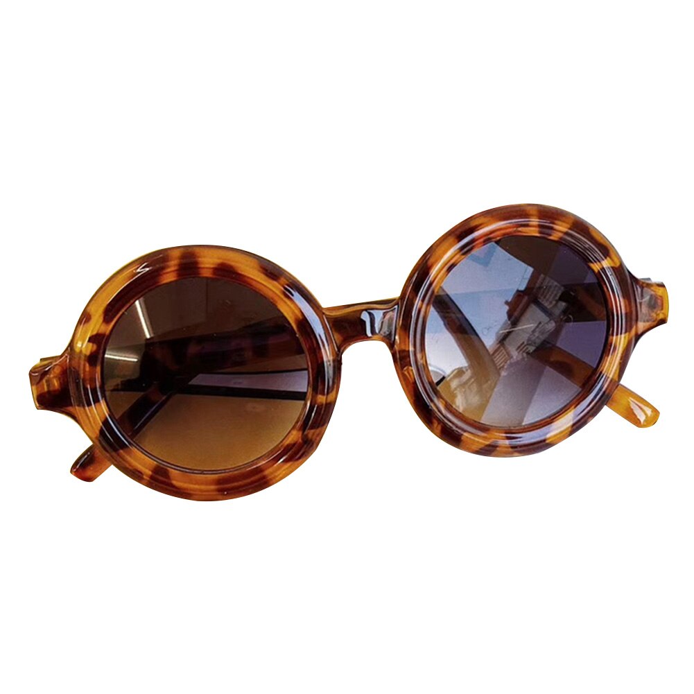 Baby ting børn & #39 ;s dreng pige solbriller nuancer lyse linser  uv400 beskyttelse 0-8 år: Leopard print