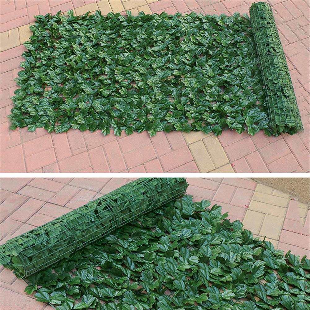 Artificial Leaf Privacy Fence Roll Wall Landscaping Fence Privacy Fence Screen Outdoor Garden Backyard Balcony Fence: Style 4