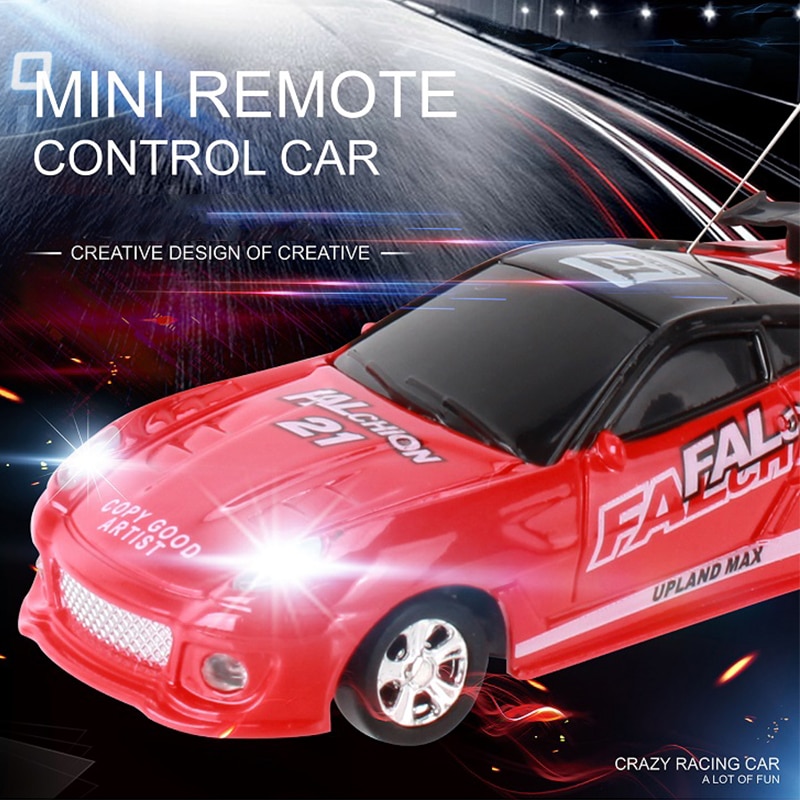 Mini Rc Car Radio Remote Control Micro Racing Car 4 Frequencies Toys For Kids Rc Models Christmas Control Car Toys