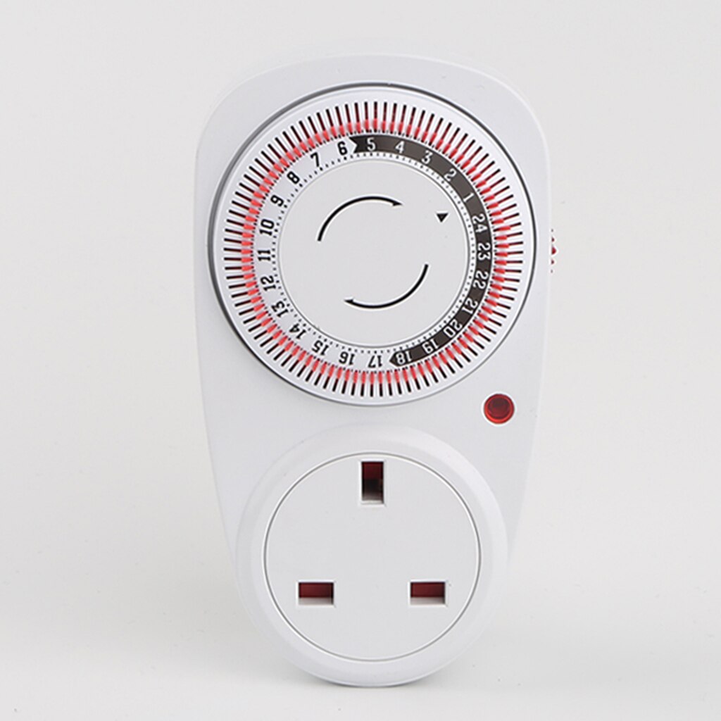 plug in mechanical segment timer switch 24hour socket wall plate uk standard wall socket electric timer: b