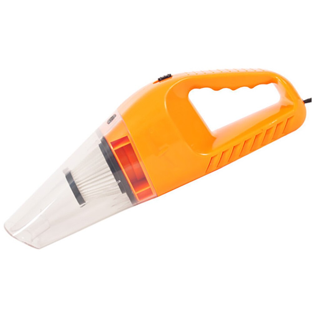 Car Vacuum Cleaner 120W High Power Strong Scution 5m Power Cord Dry And Wet Dual Use For Home Car Office: orange