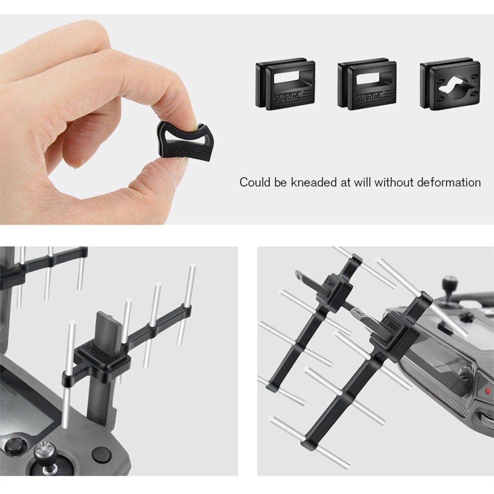 2.4 ghz anti-korrosions fjärrkontroll anti interferens yagi uda antenn range extender signal booster kit enkel installation