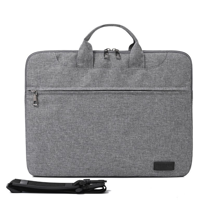 NEWHEY heren schoudertassen, aktetas, laptoptas, waterdicht, canvas, groot, werktas, koerierstas, mannen, vintage, 15,6, grijs