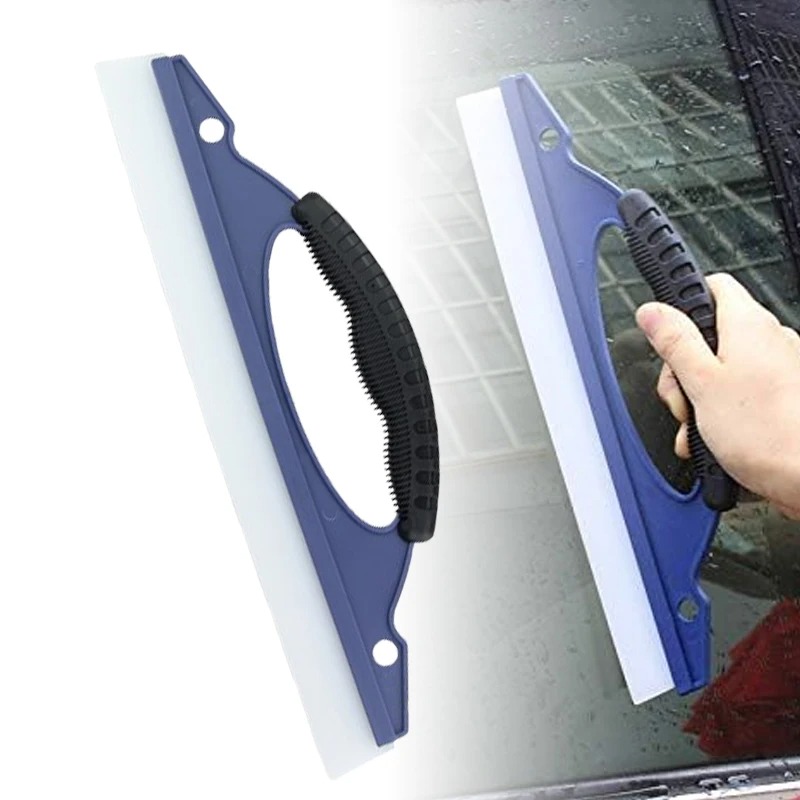 Tragbarer Autowischer, Silikon-Wasserwischer, Fensterabzieher, Reiniger, Trocknungswerkzeug für Autoglaswäsche, Streifenfreier Reinigungswischer