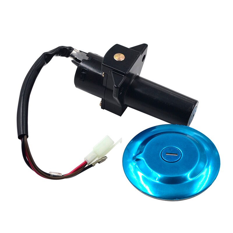 Motorcycle Ignition Switch Lock Fuel gas Tank Cap Cover Seat Handle Locks Include Key For YAMAHA YBR125ED YBR125 YBR 125