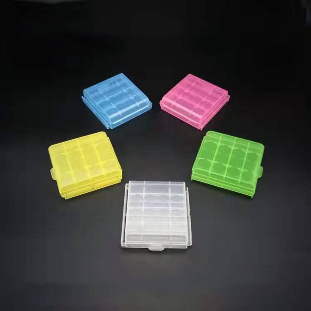 Sales Plastic Batterij Houder Box Organizer Container Voor Aa En Aaa Batterij Opbergdozen Case Cover Voor Aa & aaa Batterij