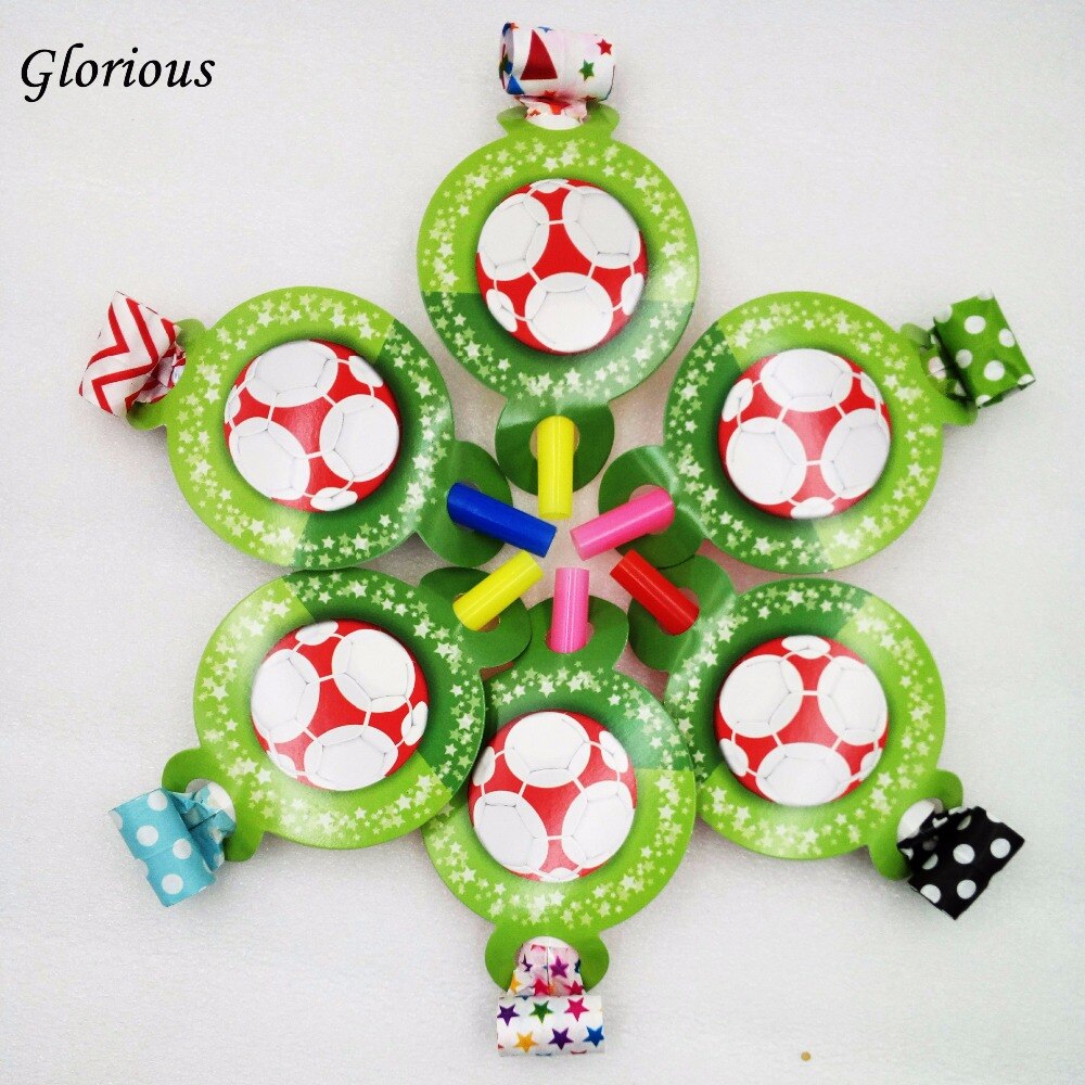 6pcs Football Theme Blowout Kids Birthday Party Decoration Set Birthday Party Supplies Baby Birthday Party Decorations