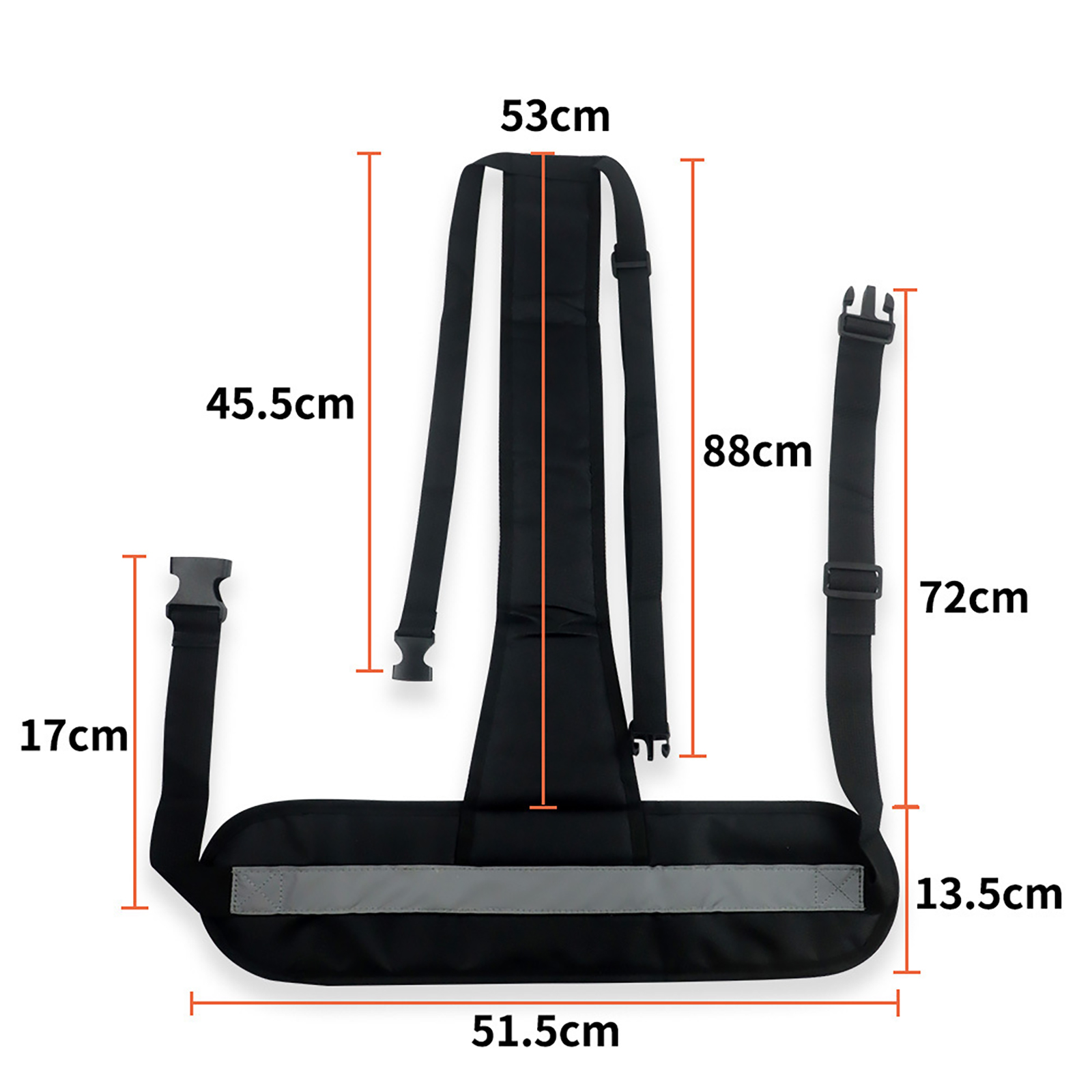 Wheelchair Belts Fall Protection Harness Fully Adjustable Restraint Strap for Unstable Patients Elderly People
