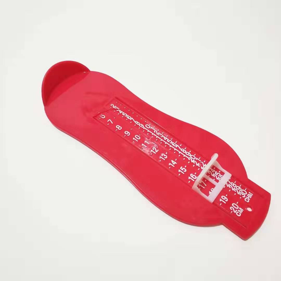 0-10Y Baby Fuß Herrscher Kinder Fuß Länge Mess Kind Schuhe Rechner für Kinder Infant Schuhe Armaturen Gauge Werkzeuge Baby Pflege: red