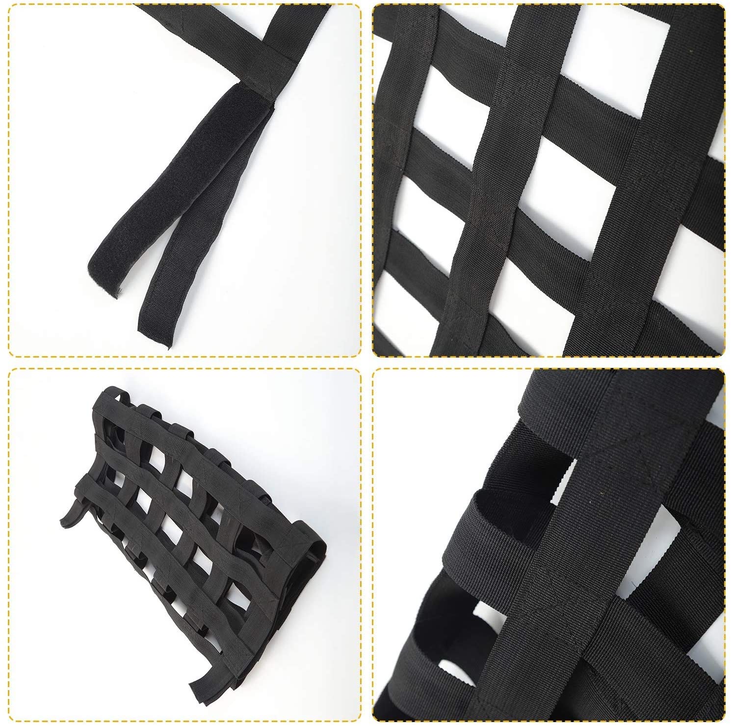 Mesh last netauto taknät hängmatta för jeep wrangler yj tj jk jku jl jlu 1987