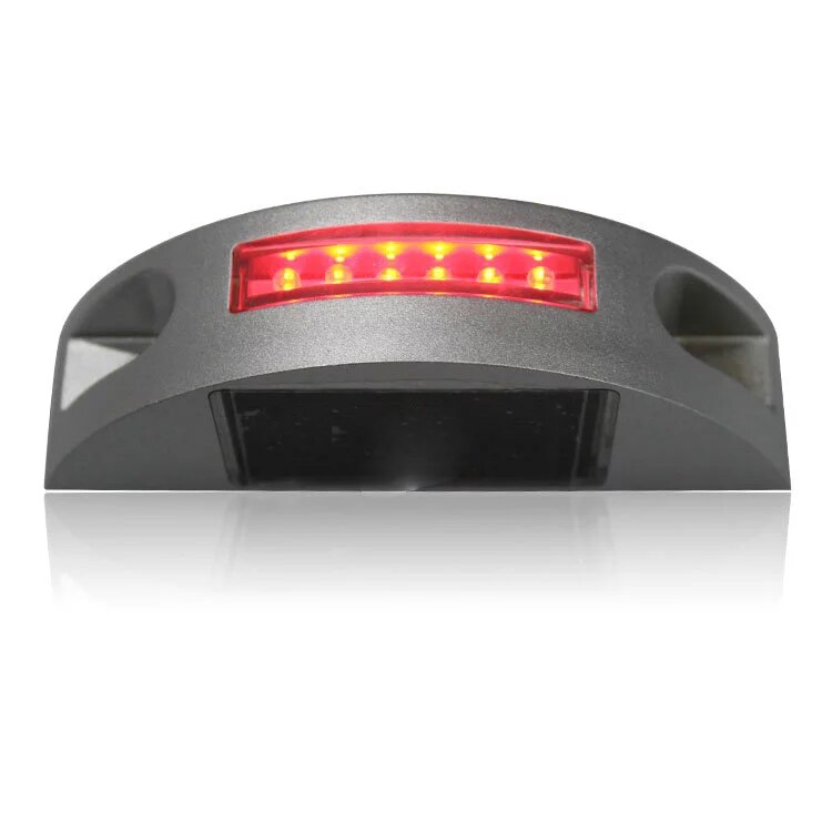 Steady Mode One Side Road Stud LED Landscape Light Aluminum Shell Red LED Road Stud Marker