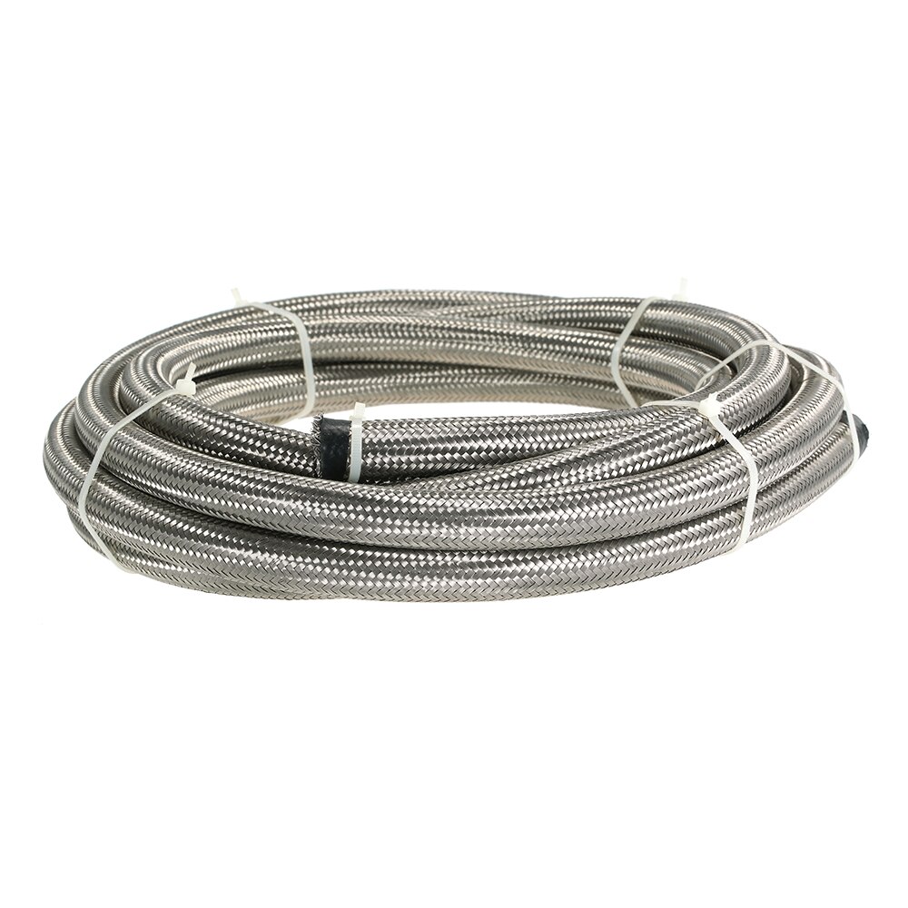 1.5M 2M 3M Car Fuel Hose Stainless Steel Braided Hose AN6 Fuel Hose Oil Cooler Hose Car Engine Part Car Accessories