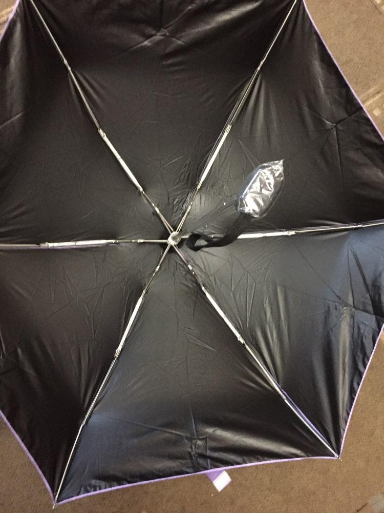 Mini Parapluie Plat, Léger et Facile à Ranger, Parasol Pliant de Petite Taille, Contre Soleil et Pluie, pour Femme