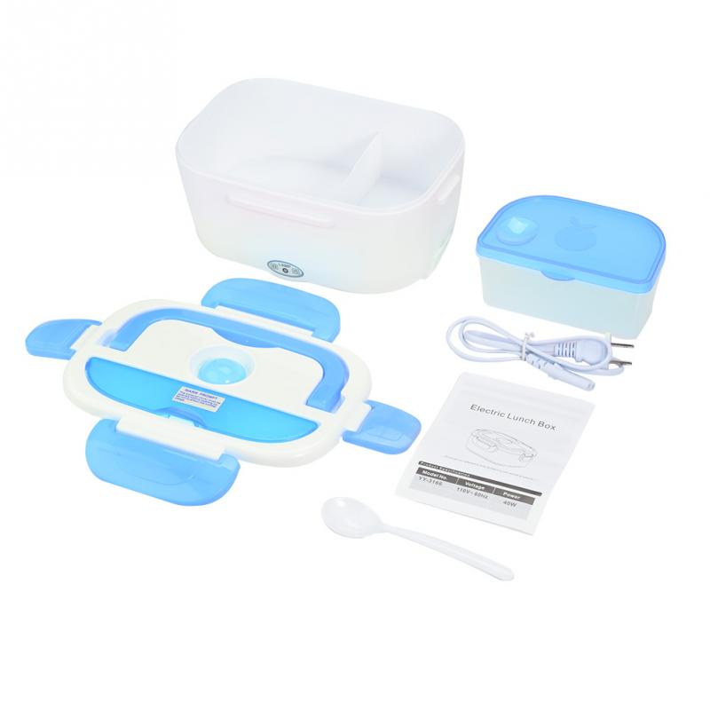 220v/110v lunchbox voedselcontainers draagbare elektrische verwarming voedselverwarmer rijstcontainer serviessets voor auto thuis