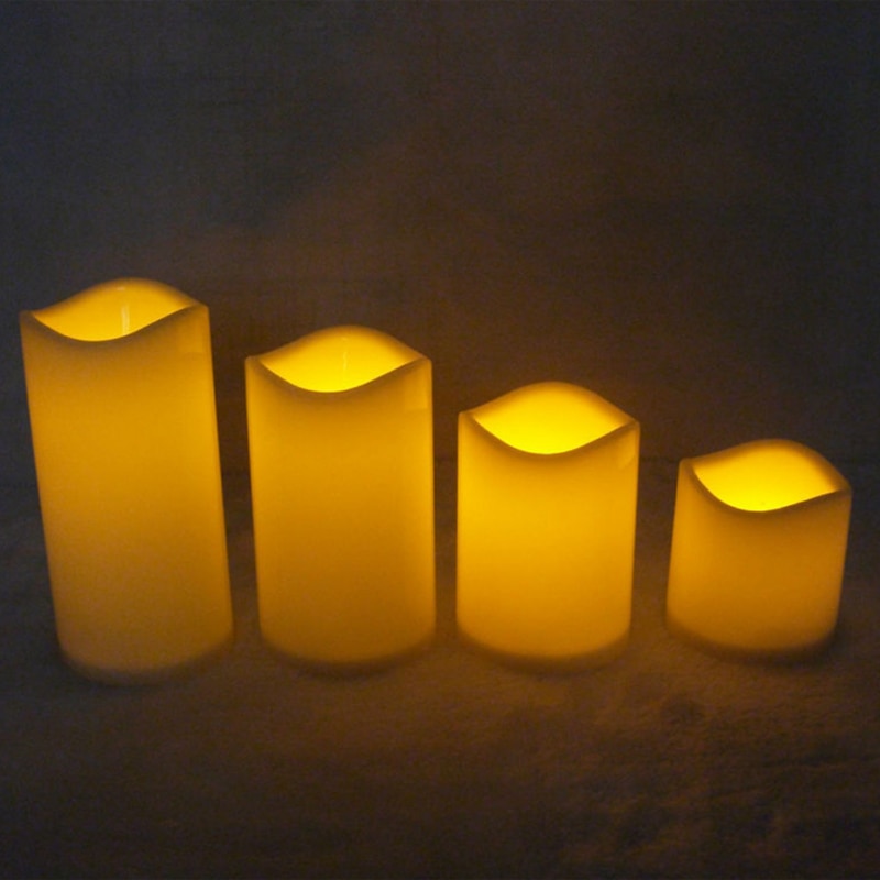 Flameless LED Tea Light Candles Light Lamp Realistic Battery-Powered Flameless Candles for Wedding Birthday Party Home