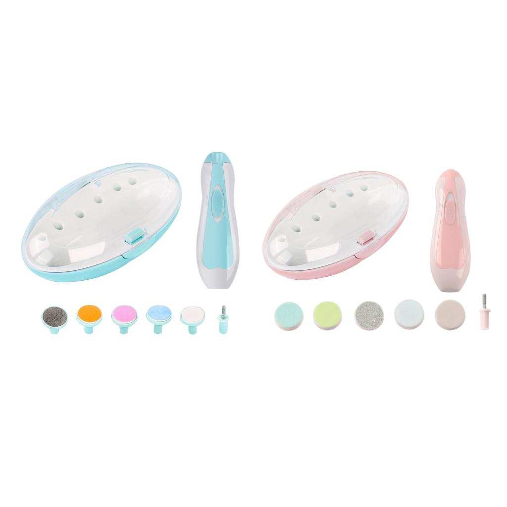 Elektrische Baby Nail File Clippers Trimmer Peuter Tenen Trim Nagels Polish Care Kit Draagbare Pedicure Clipper Schaar