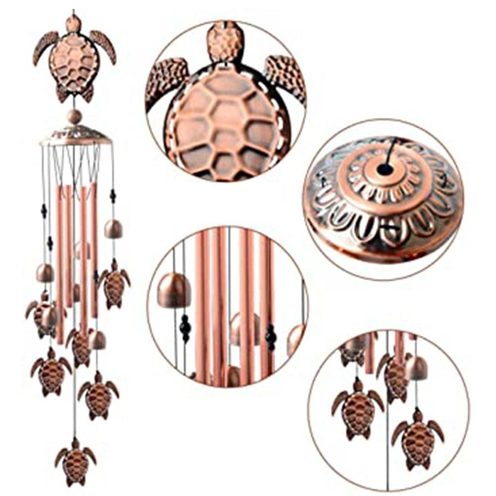 Antyczne rezonansowe metalowe dzwonki wiszące salon dekoracja łóżka prezent odkryty dziedziniec ogród deco wiatr kuranty