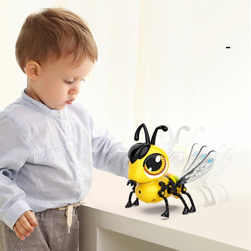 Elektronische Speelgoed Musical Zingen Lopen Elektrische Bee Pet Speelgoed Voor Kinderen Kids Elektronische Huisdieren Speelgoed