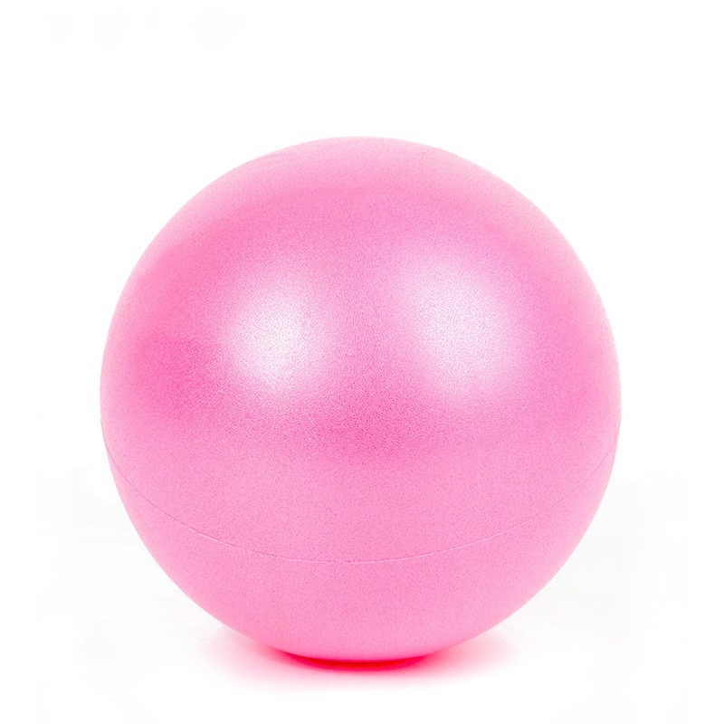 25cm mini yogabollar fitness pilates boll för fettreducering tjock explosionssäker pvc halkfri gymträningsboll för hemmaträning träningspass: Blå