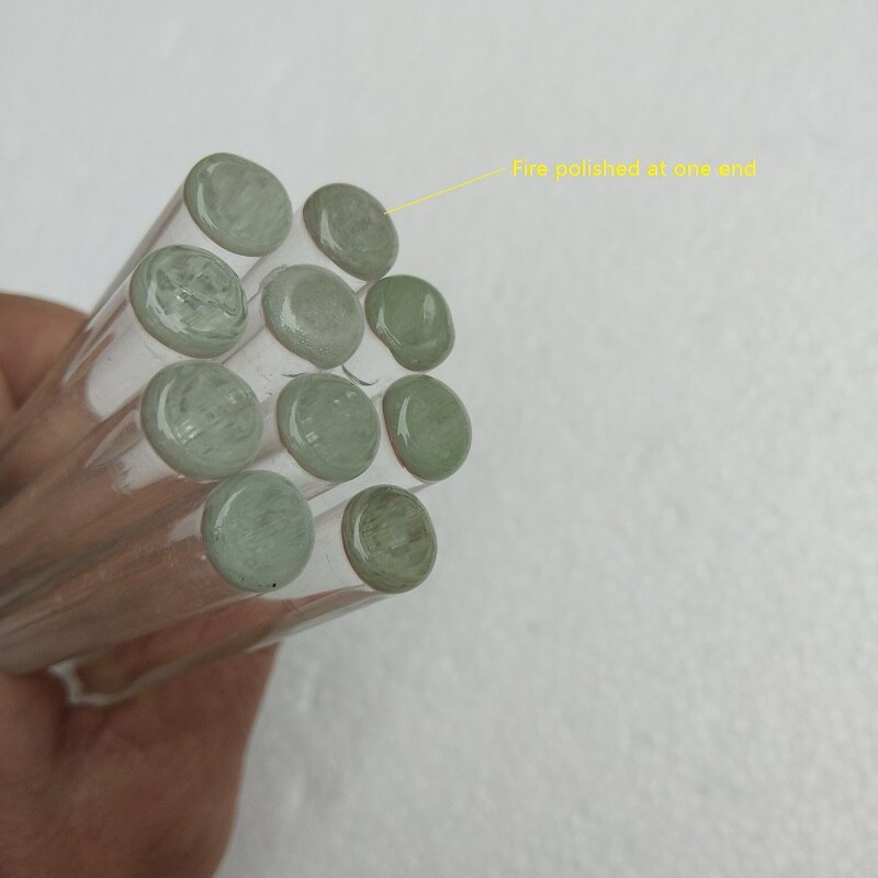 10pcs/lot 10*200MM 8" round crystal glass rod prism DIY chandelier crystal with single hole Home Curtain / lighting Accessories