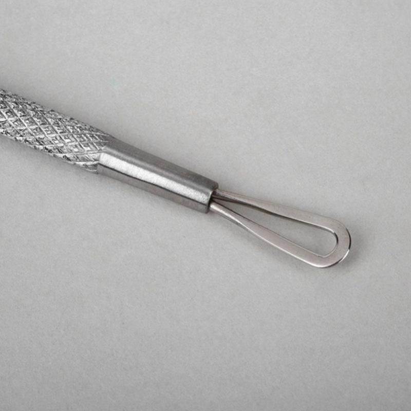 Pimple Pin 12.5cm Double head Stainless Steel Blackhead Remover Cleanser Face Skin Care Tool Pimple Pin Facial Blackhead Remover