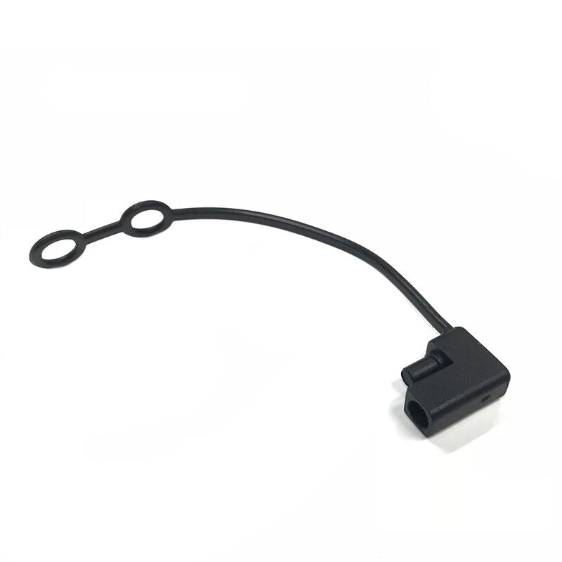 5 Coperture Per Cavi SAE Antipolvere E Impermeabili - Adattatore Per Prolunga Caricabatterie Auto, Resistenti Alle Alte Temperature, In PVC Nero - 3